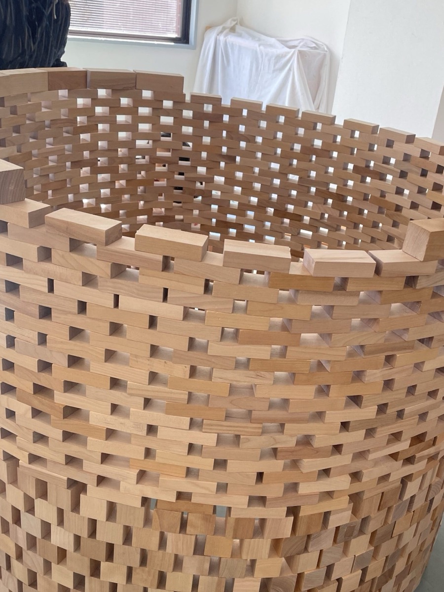 積み木で作った作品